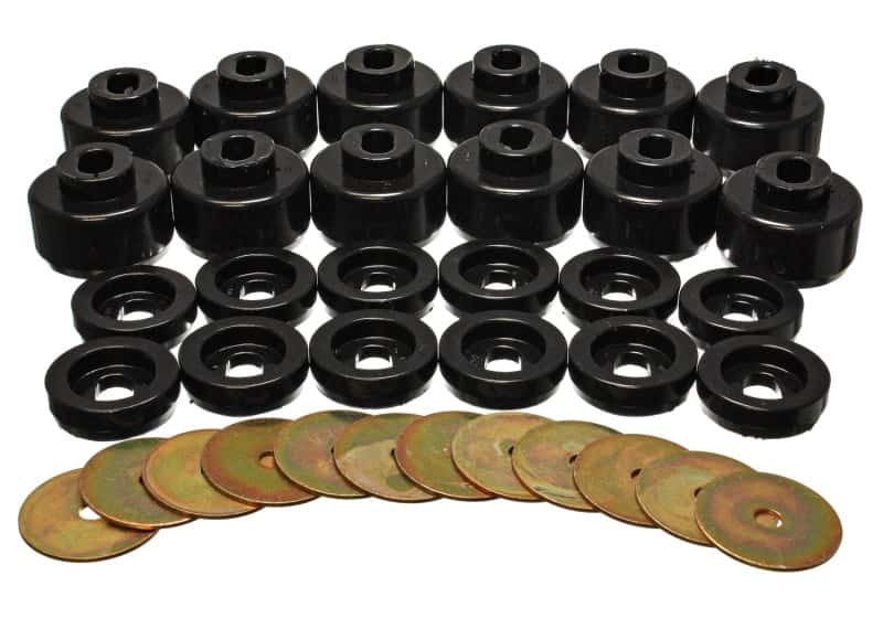 Energy Suspension — Energy Suspension Body Mount Set - Black
BodyMntBshKt - view 1