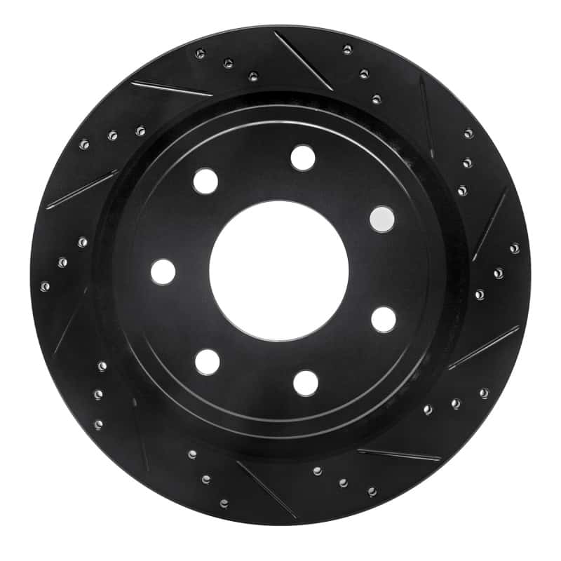 R1 Concepts — R1 12-14 Ford F-150 RWD Rear Right Drilled & Slotted Black Brake Rotor
R1 Brake Rotor Drill - view 1