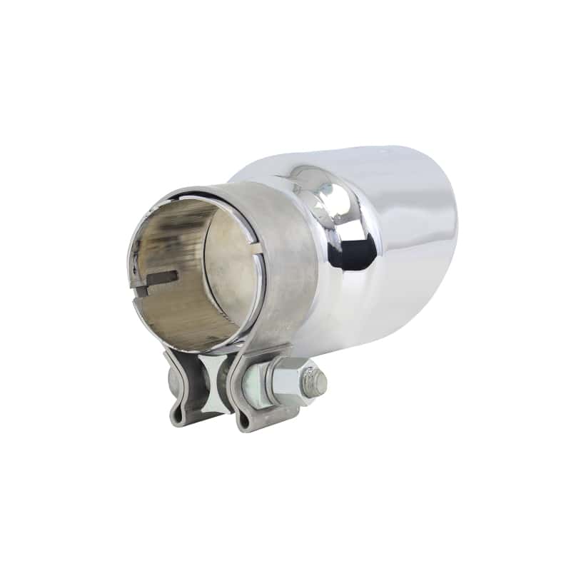 Go Rhino — Go Rhino Exhaust Tip - Chrome - ID 2in x L 6in x OD 3in
Exhaust Tip - view 5