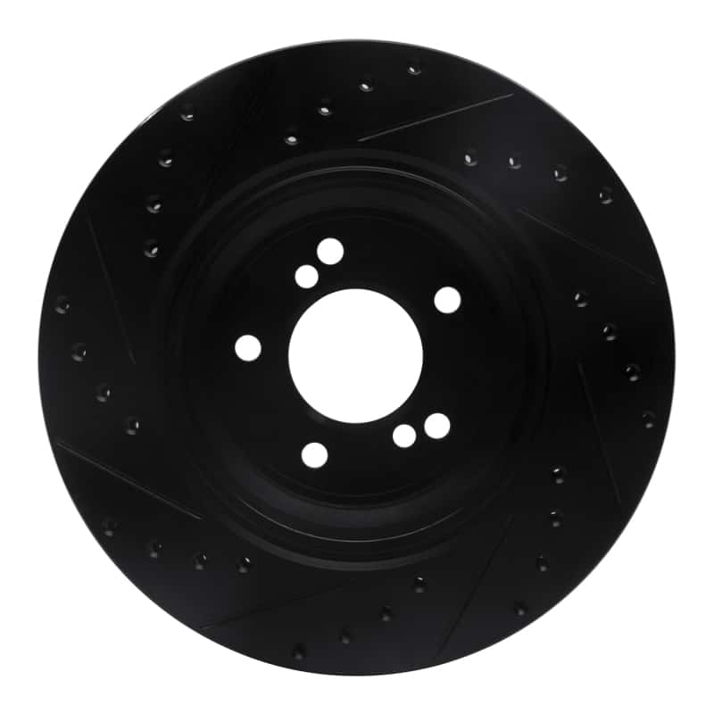 R1 Concepts — R1 00-06 BMW M3 Rear Right Drilled & Slotted Black Brake Rotor
R1 Brake Rotor Drill - view 5