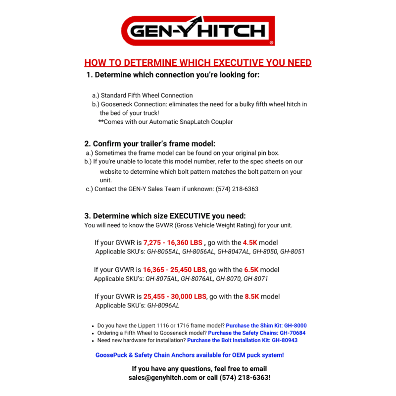 GEN-Y Hitch — Gen-Y Executive Torsion-Flex 5th Wheel King Pin Box (4.5K-6.5K PW Range 30K Towing)
5th Wheel Pin Box - view 5