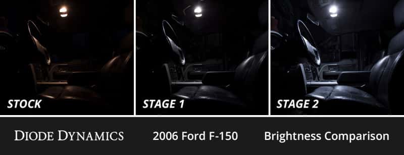 Diode Dynamics — Diode Dynamics 04-08 d F-150 Interior LED Kit Cool White Stage 2 - view 3