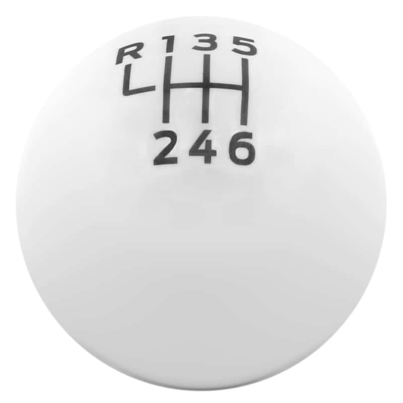 Ford Racing — Ford Racing 15-19 Ford Mustang EcoBoost / GT w/ 6-Speed Manual Transmission Bullitt White Shift Knob
M/TShftKnob - view 2