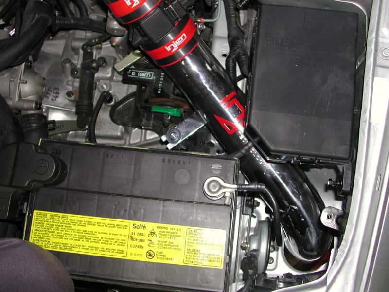 Injen — Injen 03-08 Hyundai Tiburon 2.7L V6 Black Cold Air Intake w/ MR Tech
Cold Air Intake
Air Intake Kit - view 4