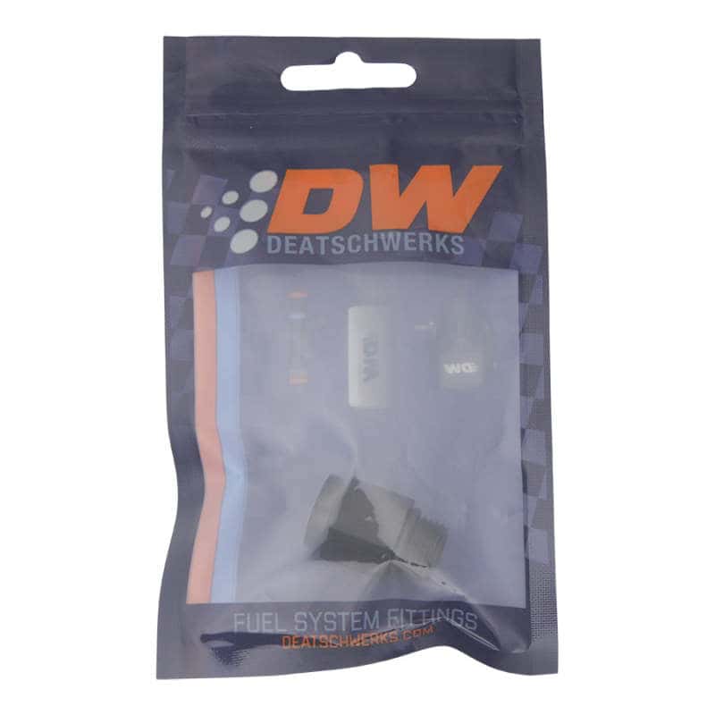 DeatschWerks — DeatschWerks 6AN ORB Male to M12 X 1.5 Metric Female (Incl O-Ring) - Anodized Matte Black
Lines & Fittings - view 2