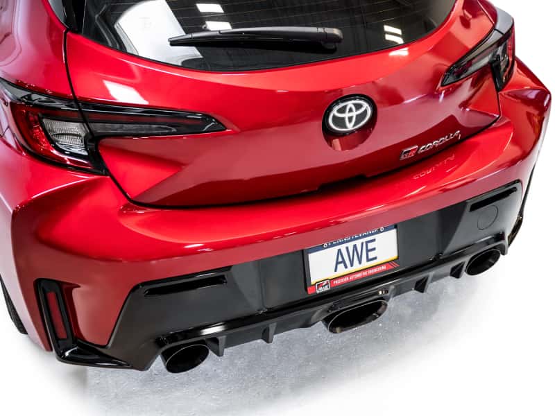 AWE Tuning — AWE Tuning 2023+ Toyota GR Corolla Track Edition Exhaust - Diamond Black Tips
Track Catback - view 13