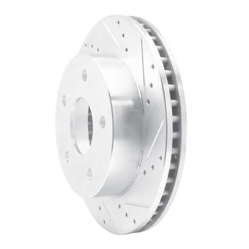 R1 Concepts — R1 00-01 Dodge Ram 1500 Pickup Front Right Drilled & Slotted Silver Brake Rotor
R1 Brake Rotor Drill - view 2