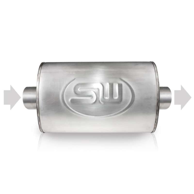 Stainless Works — Stainless Works 2.5in ID CENTER INLET/ 2.5in OD CENTER OUTLET 5inX9in - view 1