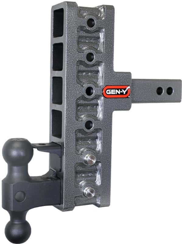 GEN-Y Hitch — Gen-Y Mega Duty 2in Shank 7.5in Offset Drop 16K Hitch w/GH-051 Dual-Ball/GH-032 Pintle Lock
Drop Hitch - view 2