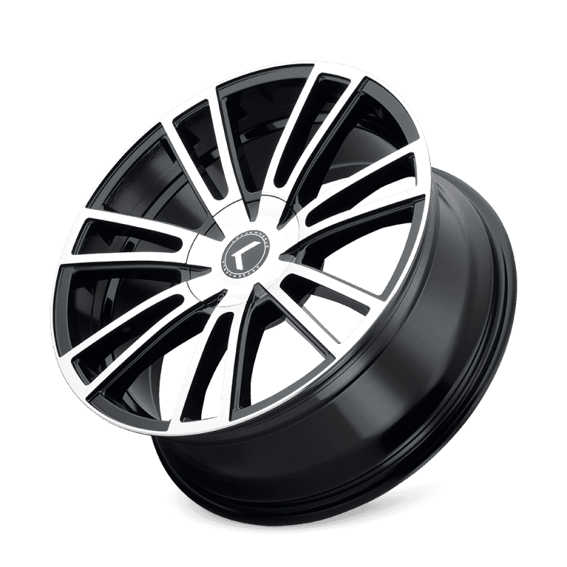 Kraze Wheels — Kraze KR183 Spectra 22x8.5 / 5x108/114.3 BP / 38mm Offset / 72.62mm Hub Gloss Black Machined Wheel
KRAZE KR183 - view 3