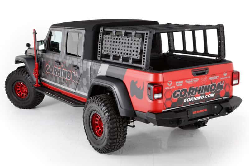 Go Rhino — Go Rhino 19-21 Jeep Gladiator XRS Overland Xtreme Rack - Box 1 (Req. gor5950000T-02)
Overland Xtreme Rack - view 11