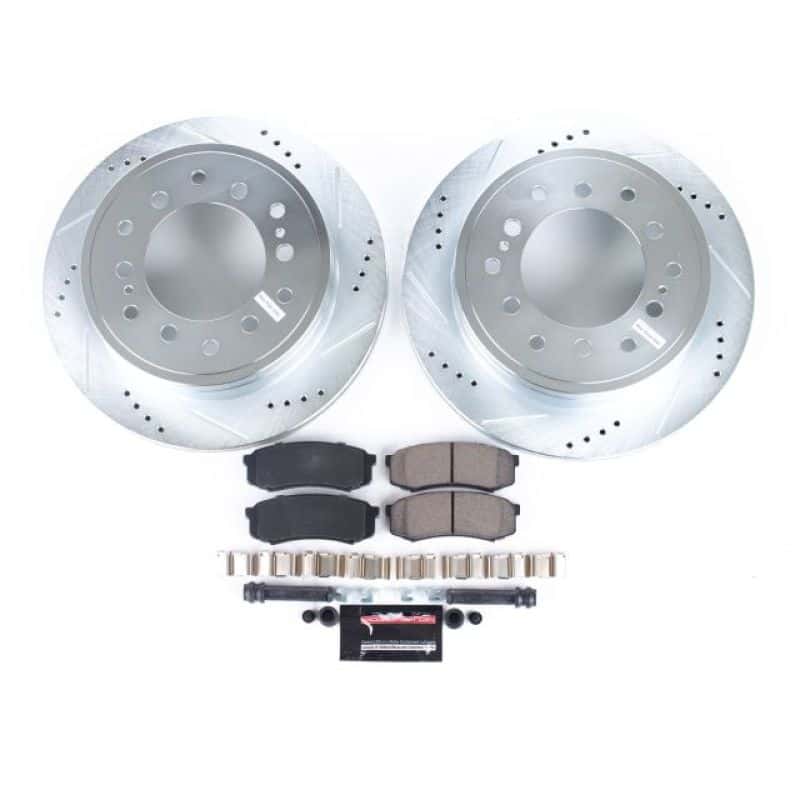 PowerStop — Power Stop 03-09 Lexus GX470 Rear Z23 Evolution Sport Brake Kit - view 1