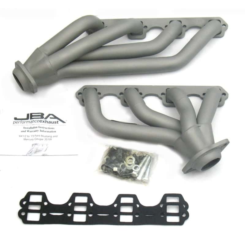JBA — JBA 65-73 Ford Mustang 351W SBF 1-5/8in Primary Ti Ctd Mid Length Header
JBA Exhaust Headers - view 2