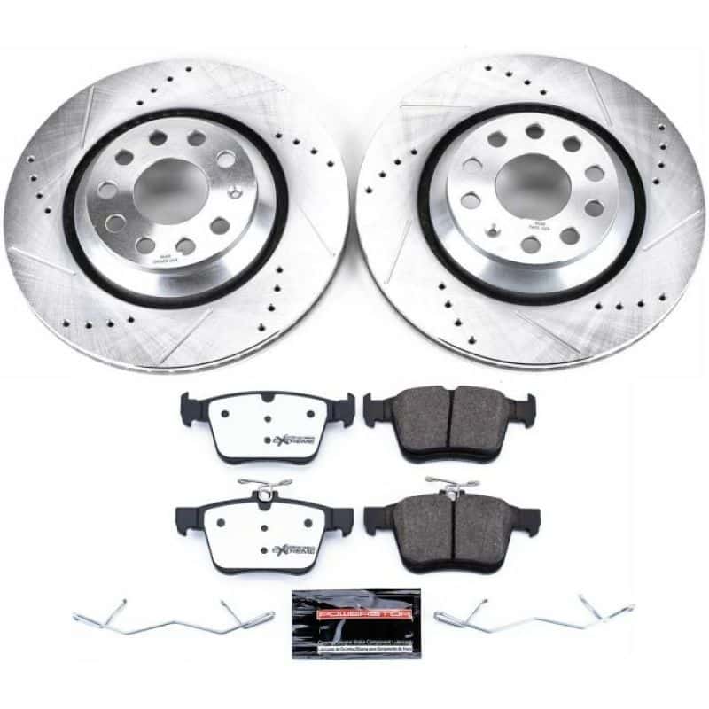 PowerStop — Power Stop 17-18 Audi RS3 Rear Z26 Street Warrior Brake Kit - view 1