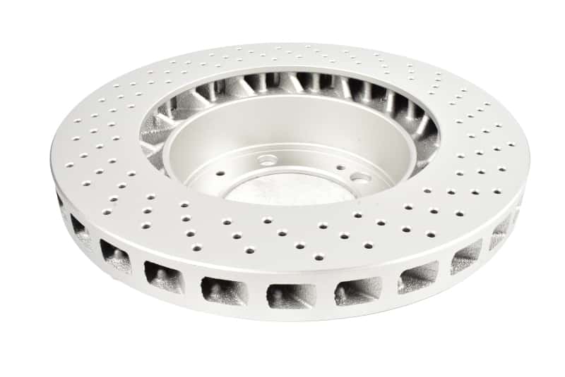 DBA — DBA 94-95 Porsche 911 Carrera 4 (Excl Turbo Look) Front Left En-Shield OE Drilled Rotor
Brake Rotor - view 2