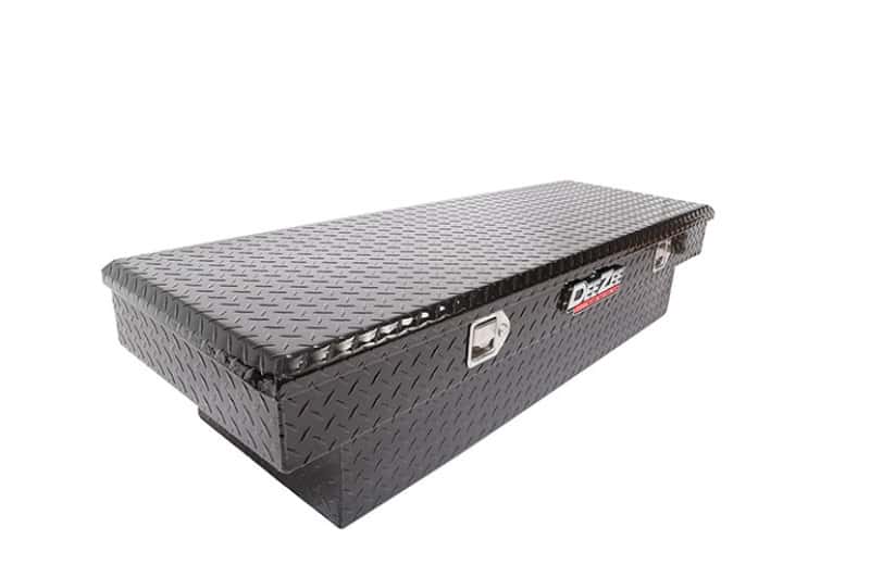 Dee Zee — Dee Zee Universal Tool Box - Red Crossover - Single Lid Black BT Mid Size
ToolBxTrkBedRTR - view 2