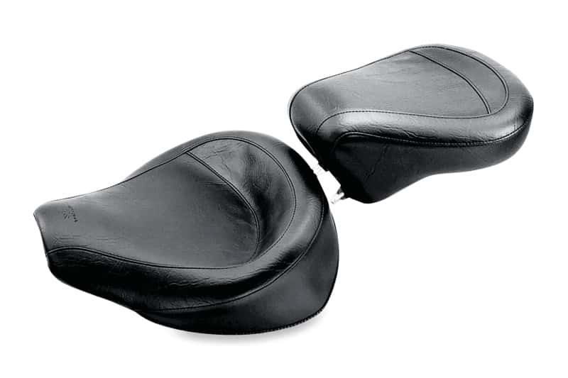 Mustang Motorcycle — Mustang 58-84 Harley FX/FL Wide Touring Solo Seat - Black - view 1