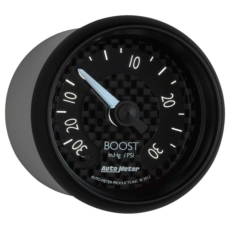 AutoMeter — Autometer GT Series 52mm Mechanical 30 In Hg/30 psi Vacuum/Boost Gauge
2-1/16" BOOST-VAC, 3 - view 11