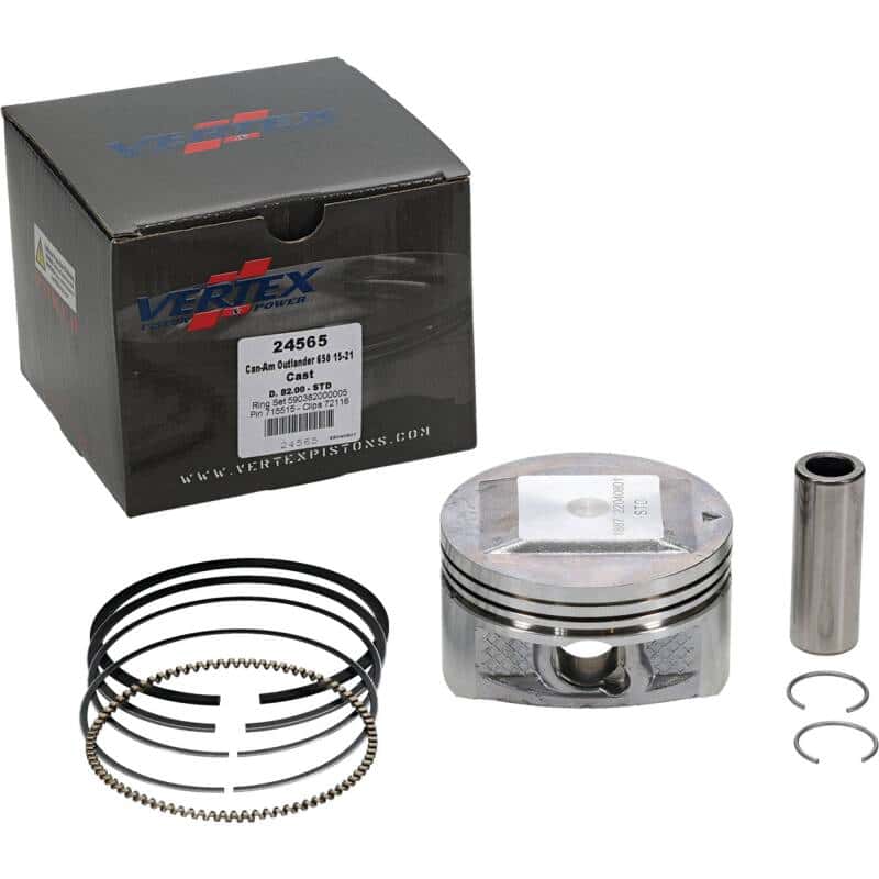 Vertex Pistons — Vertex Piston 04-05 Can-Am Outlander 330 2x4 330cc Cast Replica Piston Kit - view 2