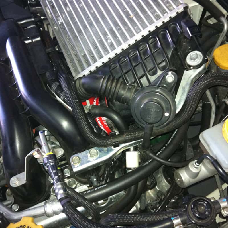 Mishimoto — Mishimoto Subaru WRX Black Silicone Throttle Body Hose - view 11