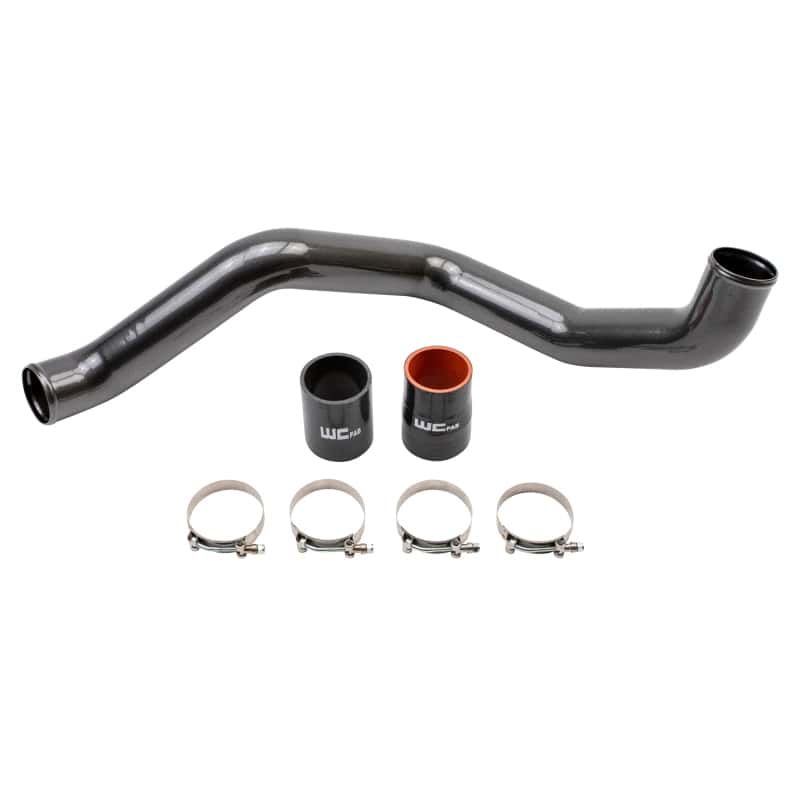 Wehrli — Wehrli 20-24 Chevrolet 6.6L L5P Duramax Driver Side 3in Intercooler Pipe - Cat Yellow
D IC Pipe 20-25 CAT - view 1