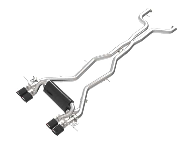 aFe — aFe 23-25 BMW M2 L6-3.0L (G87) MACH Force-Xp Cat-Back Exhaust w/ Carbon Fiber Tip
Cat-Back Exhaust - view 1