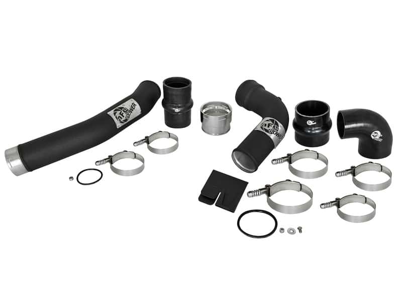 aFe — aFe Bladerunner 3in Hot and Cold Side Black Intercooler Tubes 2017 Ford Diesel Trucks V8 6.7L (td)
Charge Pipe Kit - view 9
