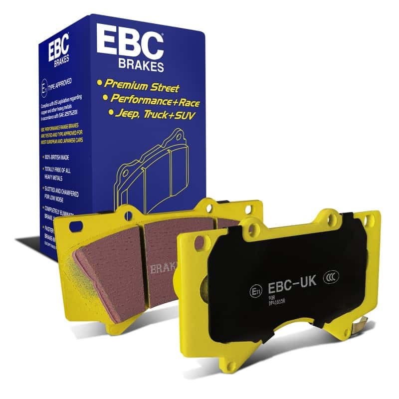 EBC — EBC 08+ Lexus LX570 5.7 Yellowstuff Front Brake Pads
Disc Brake Pad - view 2
