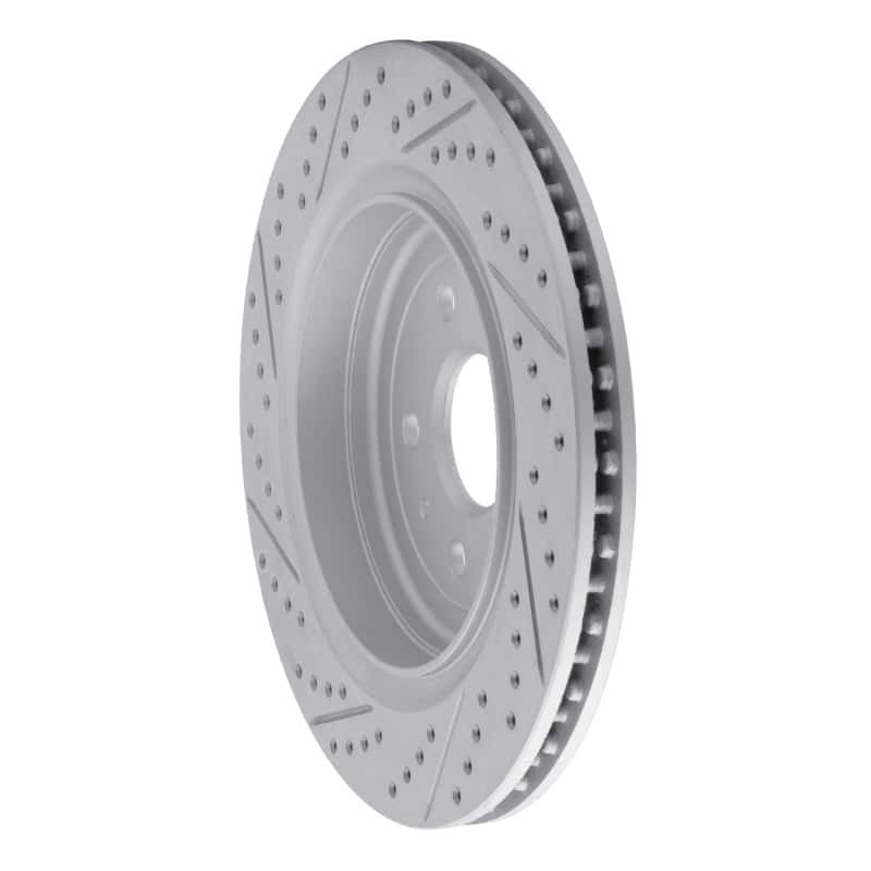 R1 Concepts — R1 16-24 Cadillac Ats Rear Right Drilled & Slotted Geo-Carbon Rotor - view 4
