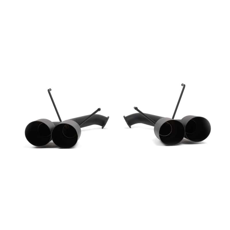 BLOX Racing — BLOX Racing 2022+ WRX Muffler Delete / Axle Back Single Wall 4in - Matte Black Tips - view 4