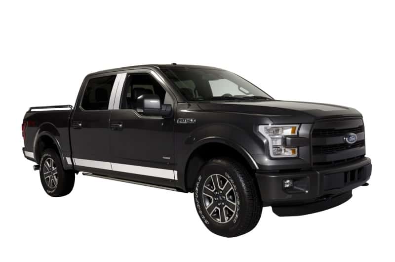 Putco — Putco 15-20 Ford F-150 Super Cab 6.5ft Short Box (4.25in Tall - 12pcs) SS Rocker Panels
Rocker Panel Molding - view 2