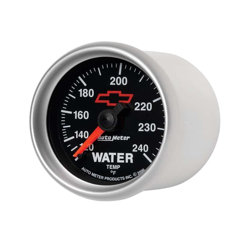 AutoMeter — Autometer Sport-Comp II 2-1/16in 120-240 Deg Mechanical Water Temp Gauge - Bowtie Black
2-1/16" WATER TEMP, - view 11