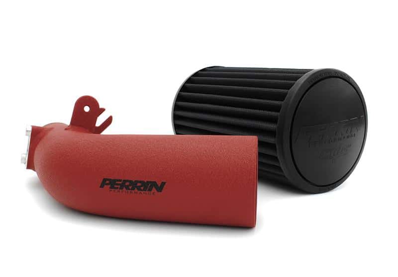Perrin Performance — PERRIN 08-14 Subaru WRX / 08-15 STI Cold-Air Intake - Red - view 11