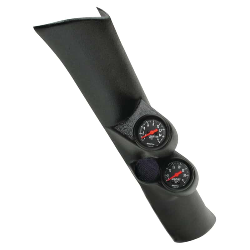 AutoMeter — AutoMeter Diesel Gauge Kit A-Pillar W/Spkr Ram 98-02 Boost/Egt 35PSI/1600 Deg. F Z Series
DODGE DSL DUAL GA KT - view 1