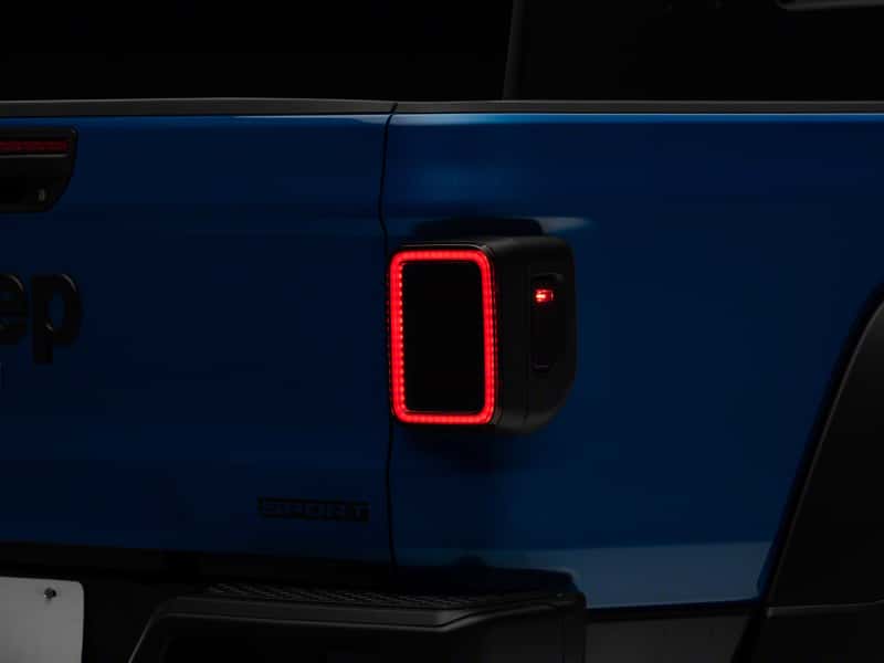 Raxiom — Raxiom 20-23 Jeep Gladiator JT LED Tail Lights- Blk Housing (Smoked Lens)
Lights - view 1