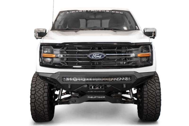 Addictive Desert Designs — Addictive Desert Designs 2024 Ford F-150 Stealth Fighter Winch - Front Bumper
Bumper- Front - view 2