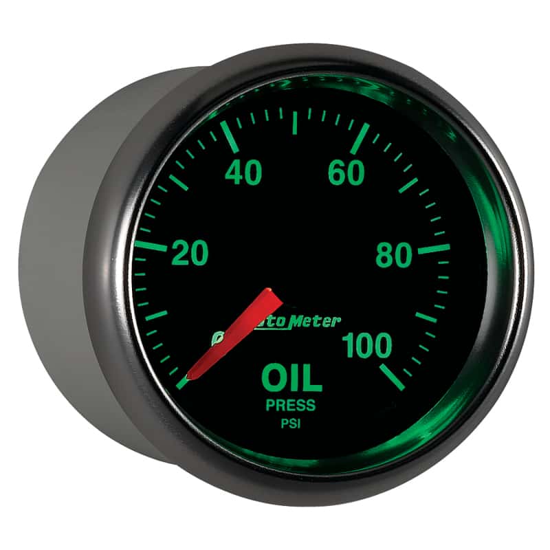 AutoMeter — Autometer GS Series 2-1/16in Oil Pressure Gauge 100PSI Electric Full Sweep
2-1/16" OIL PRESS, 0 - view 11