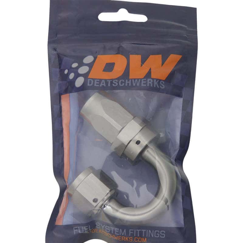DeatschWerks — DeatschWerks 8AN Female Swivel 180-Degree Hose End CPE - view 2