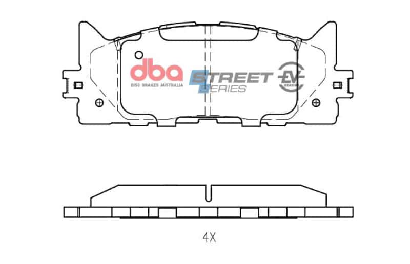 DBA — DBA 13-17 Lexus ES300h Front SSEV Street Series Brake Pads
Brake Pad - view 1