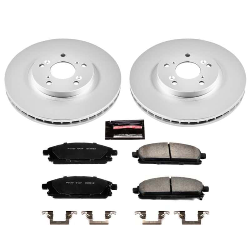 PowerStop — Power Stop 03-06 Acura MDX Front Z17 Evolution Geomet Coated Brake Kit - view 1