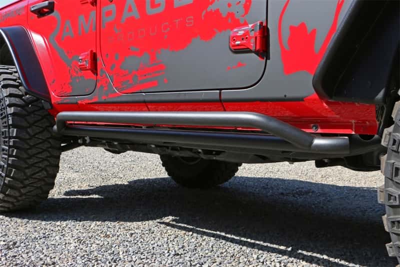 Rampage — Rampage 2018-2019 Jeep Wrangler(JL) Unlimited Sport S 4-Door Rail Slide Step - Black
Nerf/Step Bar - view 1