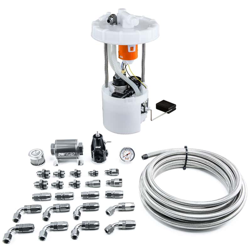 DeatschWerks — DeatschWerks 06-11 Honda Civic Si K20 DW400 Pump Module & Return Kit w/CPE Fuel Lines
Module+ Plumbing Kit
Modules - view 1
