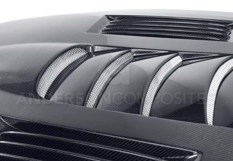 Anderson Composites — Anderson Composites 10-14 Ford Mustang/Shelby GT500 and 2013-2014 GT/V6 Type-SS Hood - view 7