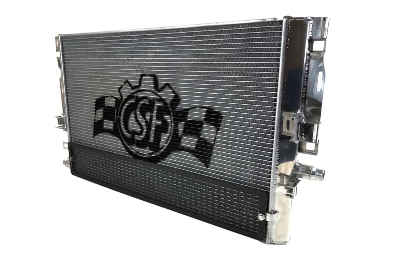 CSF — CSF 2015+ Mercedes Benz C63 AMG (W205) Front Mount Heat Exchanger w/Rock Guard
CSF Heat Exchanger - view 1