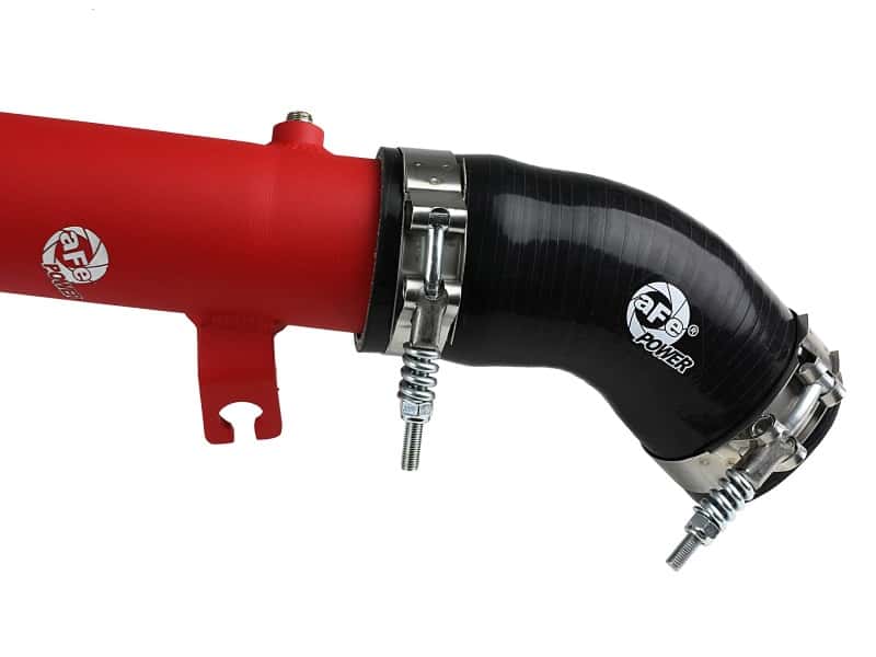 aFe — aFe BladeRunner 2.5in Aluminum Hot Side Charge Pipe 15-20 Subaru WRX 2.0T - Red
Hot Charge Pipe - view 3