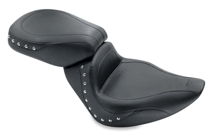 Mustang Motorcycle — Mustang Sport Touring Passenger Pad w/ Studs - Black - view 2