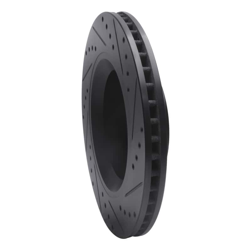 R1 Concepts — R1 11-12 Jeep Liberty Front Left Drilled & Slotted Black Brake Rotor
R1 Brake Rotor Drill - view 4