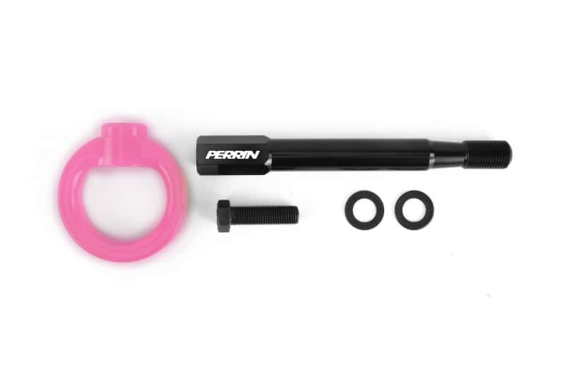 Perrin Performance — PERRIN 22-26 Toyota GR86 Tow Hook Kit (Front) - Hyper Pink - view 4
