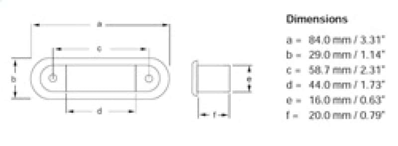 Hella — Hella Step Lamp 1X2 WHITE MD12/24 SS RIM 2XT
Universal Lighting M - view 11