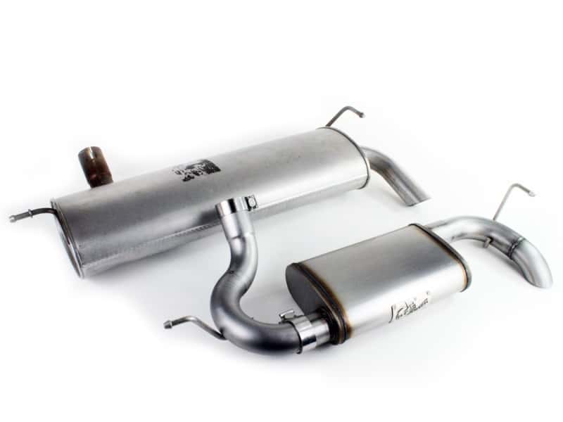 aFe — aFe MACHForce XP 07-17 Jeep Wrangler V6-3.6/3.8L 409 SS 2.5in Axle-Back Exhaust
Axle-Back Exhaust
ExhstSysKt - view 6